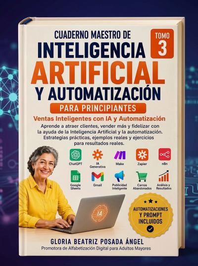 Portada del libro Cuaderno Maestro de Inteligencia Artificial y Automatización