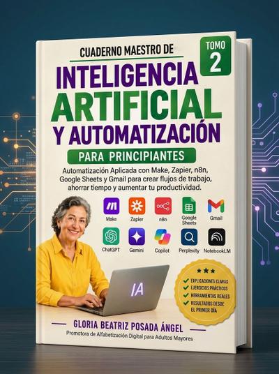 Portada del libro Cuaderno Maestro de Inteligencia Artificial y Automatización