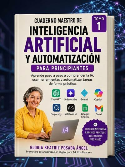Portada del libro Cuaderno Maestro de Inteligencia Artificial y Automatización